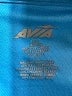 Avia 100% Polyester Blue Short Sleeve Top Size M - photo 8