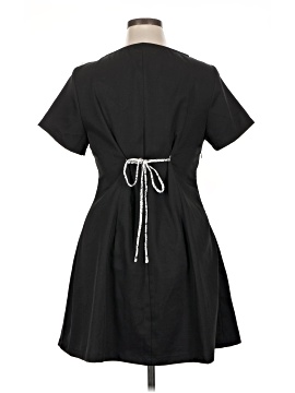 black long sleeve maxi dress casual Eterne