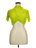 PrettyLittleThing Green Short Sleeve Top Size 14 - photo 1