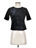 Ann Taylor 100% Polyester Silver Short Sleeve Top Size XS (petite) - photo 1