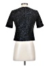 Ann Taylor 100% Polyester Silver Short Sleeve Top Size XS (petite) - photo 2