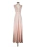 BCBGMAXAZRIA Pink Tan Cocktail Dress Size 4 - photo 1