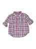 Ralph Lauren 100% Cotton Plaid Pink Short Sleeve Button-Down Shirt 18-24 MO / 24 MO - photo 1