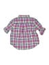 Ralph Lauren 100% Cotton Plaid Pink Short Sleeve Button-Down Shirt 18-24 MO / 24 MO - photo 2