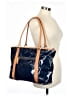 Cavalcanti 100% Leather Blue Leather Tote One size - photo 2