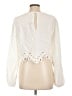 Francesca's Ivory Long Sleeve Blouse Size L - photo 2
