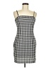 Shein Houndstooth Black Cocktail Dress Size 8 - 10 - photo 1