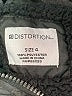 Distortion 100% Polyester Solid Black Jacket Size 4 - photo 3