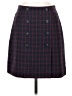 1901 Plaid Burgundy Blue Formal Skirt Size 2 - photo 1