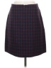 1901 Plaid Burgundy Blue Formal Skirt Size 2 - photo 2