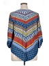 Ruby Rd. 100% Polyester Blue 3/4 Sleeve Blouse Size XL Petite - photo 2