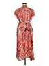 Cupshe 100% Polyester Tropical Red Orange Cocktail Dress Size XL - photo 2