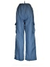 Shein 100% Polyester Blue Cargo Pants Size L - photo 2