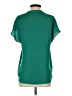 Maison d' Amelie 100% Polyester Green Short Sleeve Blouse Size S - photo 2