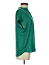Maison d' Amelie 100% Polyester Green Short Sleeve Blouse Size S - photo 4