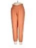 Banjara Solid Orange Linen Pants Size L - photo 1