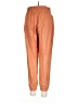 Banjara Solid Orange Linen Pants Size L - photo 2