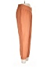 Banjara Solid Orange Linen Pants Size L - photo 4