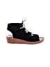 Lucky Brand Black Wedges Size 9 1/2 - photo 1