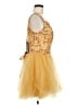 Assorted Brands Gold Cocktail Dress Size 12 - photo 4