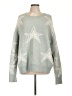 She + Sky Stars Silver Pullover Sweater Size L - photo 1