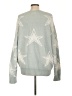 She + Sky Stars Silver Pullover Sweater Size L - photo 2