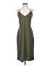 Leith Solid Green Casual Dress Size S - photo 1