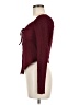 Gaze Burgundy Long Sleeve Top Size M - photo 5