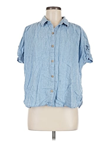 Faherty Short Sleeve Button-Down Shirt (view 1)