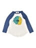 Tea 100% Cotton Blue 3/4 Sleeve T-Shirt Size 6 - photo 1