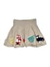 Mini Boden 100% Cotton Graphic Tan Skirt Size 4 - 5 - photo 1
