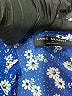 Lane Bryant 100% Polyester Floral Blue Short Sleeve Blouse Size 20 - photo 7