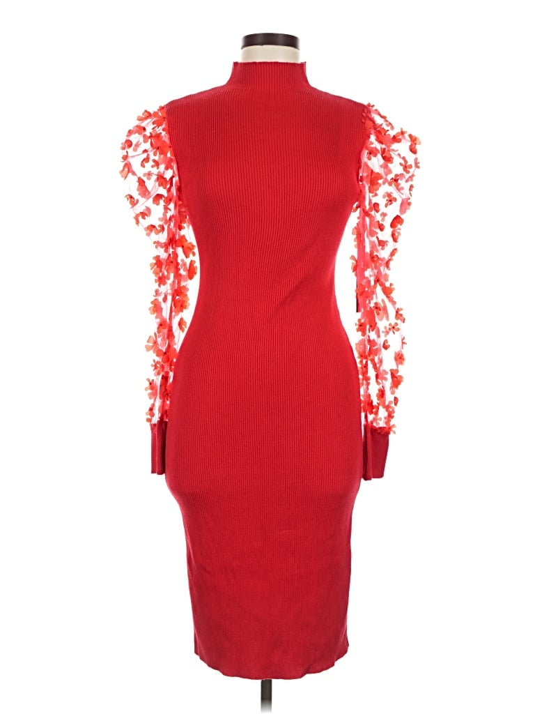 Pre-owned Almost Famous Cocktail Dress In Red