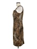 Robbie Bee Animal Print Brown Cocktail Dress Size 8 - photo 5