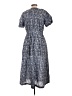 Brooks Brothers Paisley Blue Casual Dress Size 10 - photo 2