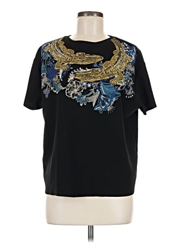 Zara W&B Collection Short Sleeve Top (view 1)