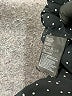 H&M 100% Polyester Polka Dots Black 3/4 Sleeve Blouse Size XL - photo 8