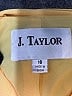J. Taylor Yellow Short Sleeve Blouse Size 16 - photo 7