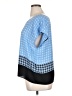 Vince Camuto 100% Polyester Blue Short Sleeve Blouse Size XL - photo 5