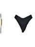 Unbranded Solid Black Swimsuit Bottoms Size M - photo 2