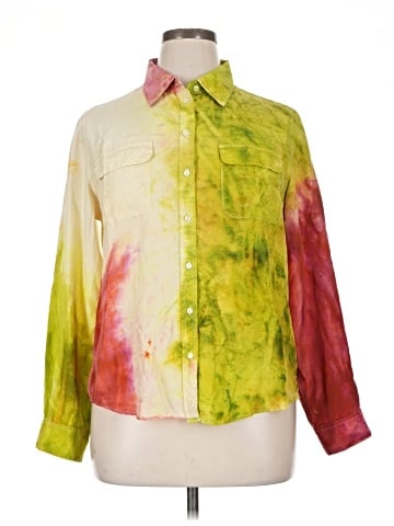 Assorted Brands Long Sleeve Silk Top (view 1)