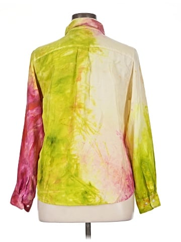Assorted Brands Long Sleeve Silk Top (view 2)