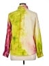 Assorted Brands 100% Silk Color Block Yellow Long Sleeve Silk Top Size 1X - photo 2