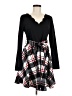 Assorted Brands Argyle Black Casual Dress Size M (estimated) - photo 1