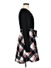 Assorted Brands Argyle Black Casual Dress Size M (estimated) - photo 4