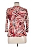 Alfani 100% Nylon Red 3/4 Sleeve Top Size XL - photo 2