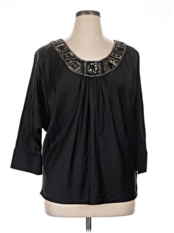 St. John 3/4 Sleeve Silk Top (view 1)