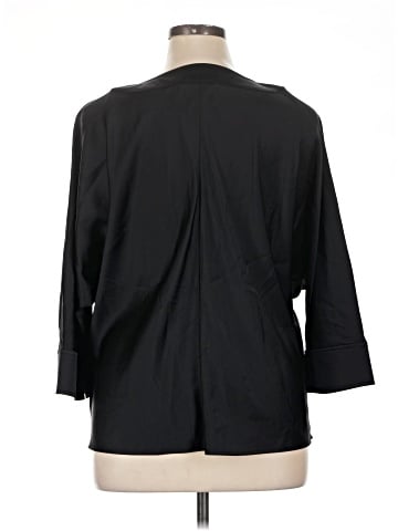 St. John 3/4 Sleeve Silk Top (view 2)