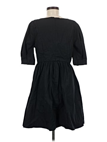 Madewell Poplin Puff-Sleeve Mini Dress (view 2)
