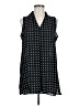 Worthington 100% Polyester Black Sleeveless Blouse Size M - photo 1